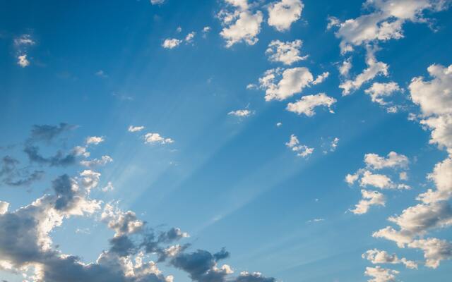 青い空